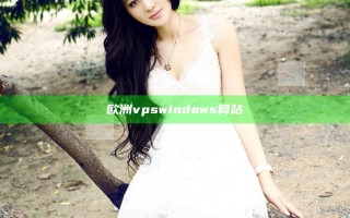 欧洲vpswindows网站