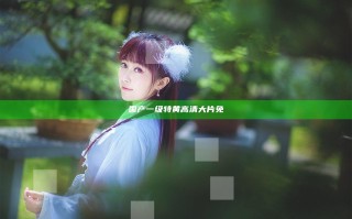 国产一级特黄高清大片免
