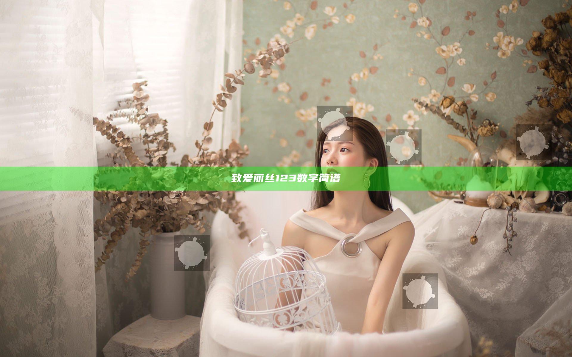 致爱丽丝123数字简谱